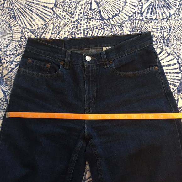 Levi’s Wide Leg Dark Blue Denim Jeans - Picture 3 of 14
